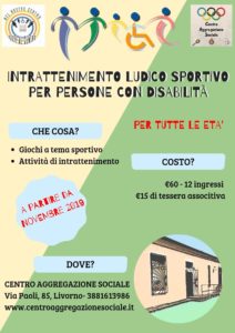 servizi per disabili livorno