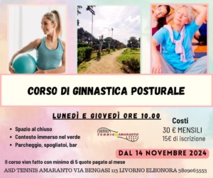 CORSO DI GINNASTICA POSTURALE