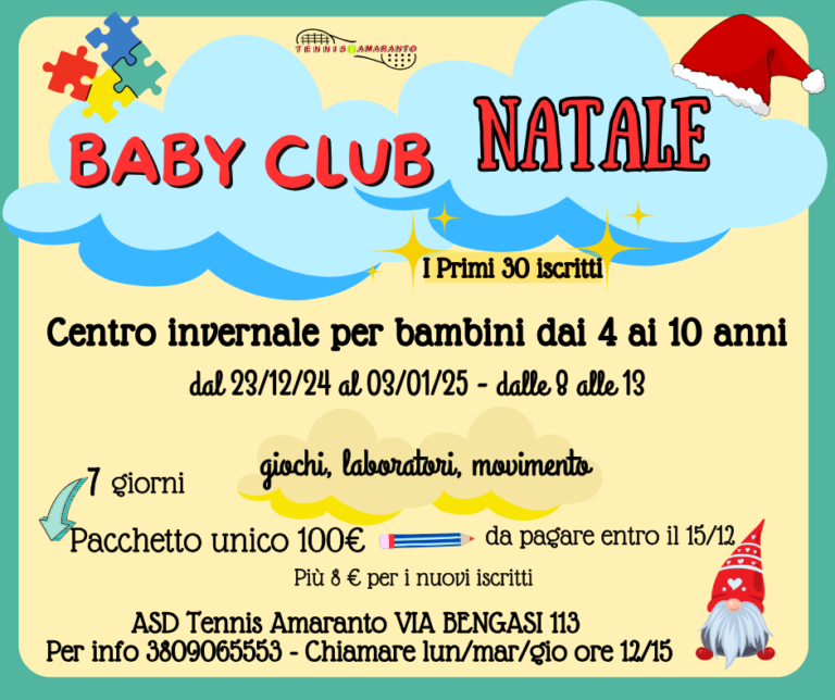 Baby club natalizio