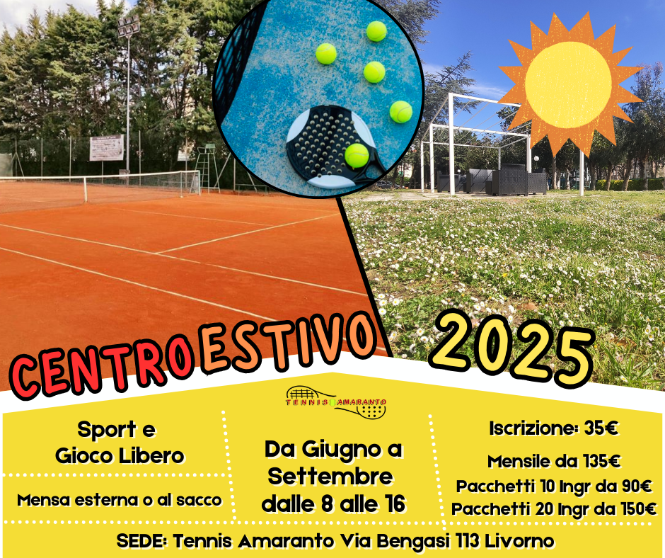 centro estivo livorno 2025